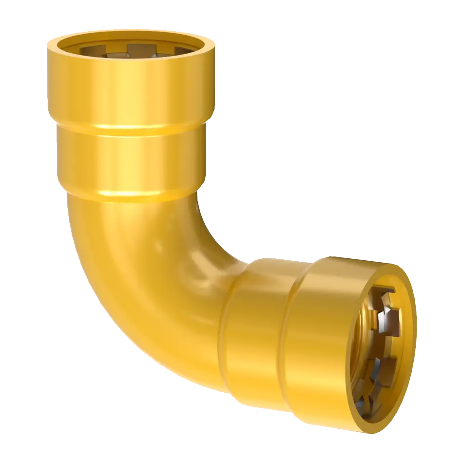 Пресс фитинги Газрусс Модель Отвод 90° тип P 1 x FTG 1 Heavy Steel Press Gas